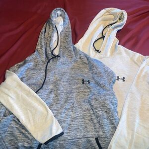 TWO MENS UNDER ARMOR HOODIES